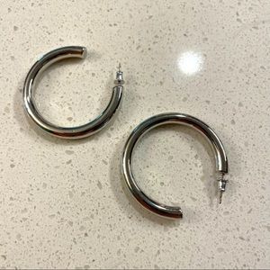 Francesca’s Silver Hoop Earrings